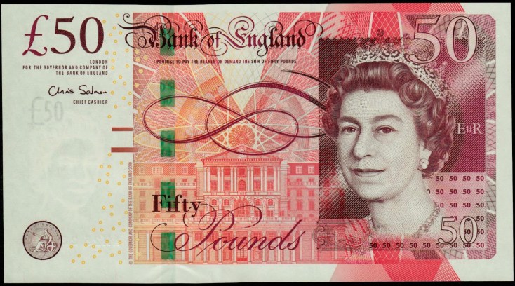 Image result for 100 british pounds note