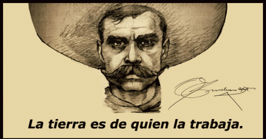 NOTAS DIVERSAS: LA TIERRA PARA QUIEN LA TRABAJA